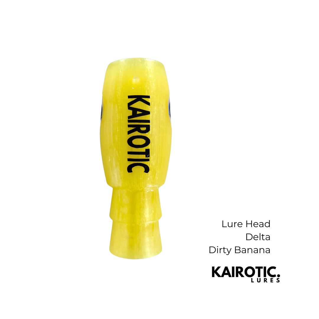 Lure Head - Delta - Dirty Banana
