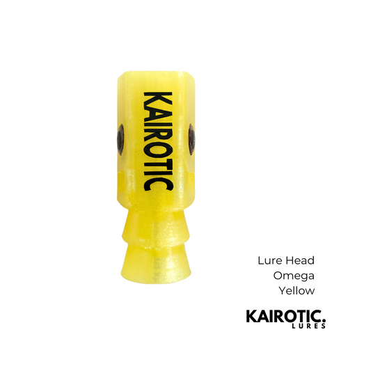 Lure Head - Omega - Yellow Glass